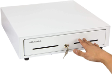 Image of a cash drawer for a POS system