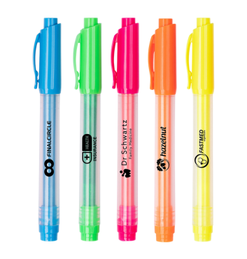 Neon Clip Cap Translucent Highlighter - Drimark